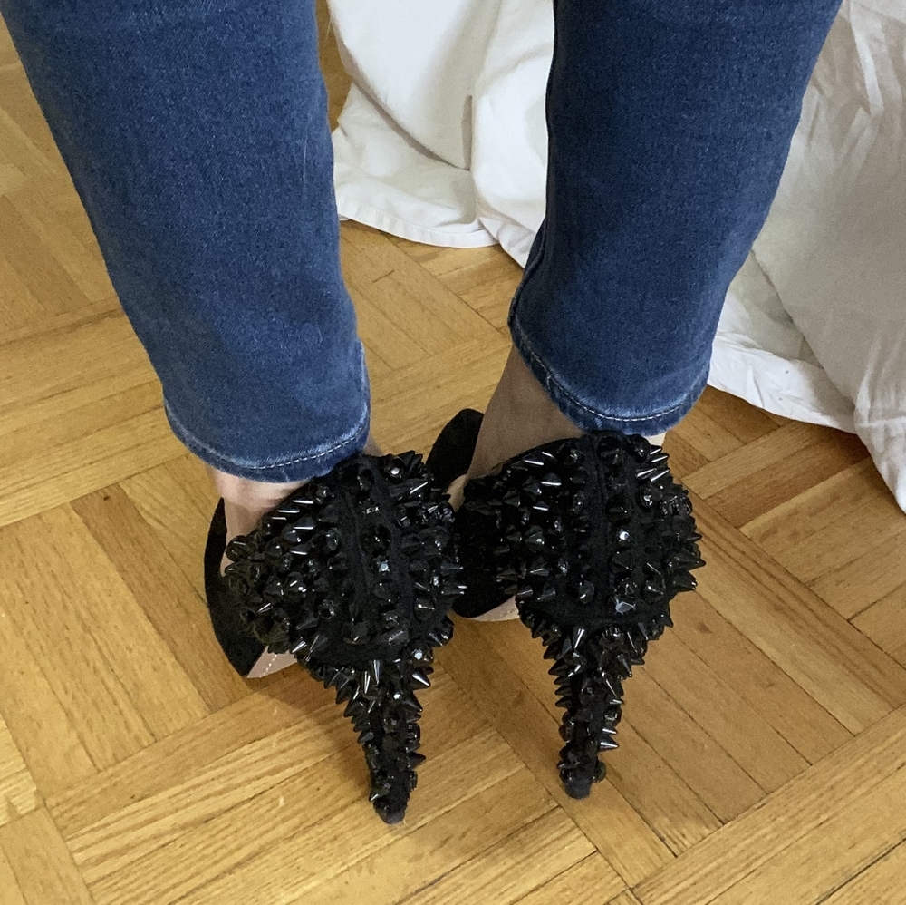Sam Edelman Spiked Heels, US 7.5 - Picture 2 of 6